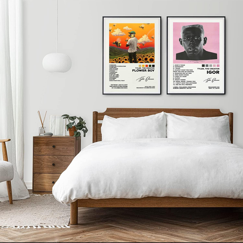 Tyler The Creator Posters Flower Boy Album Cover Igor Poster Set, 2 Pieces, Multicolour