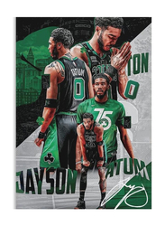 Jayson Tatum Wall Art Canvas Print Poster, 16 x 24-inch, Multicolour