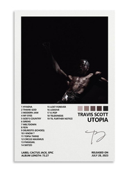 Luowei Travis Scott Utopia Album Cover Poster, Multicolour