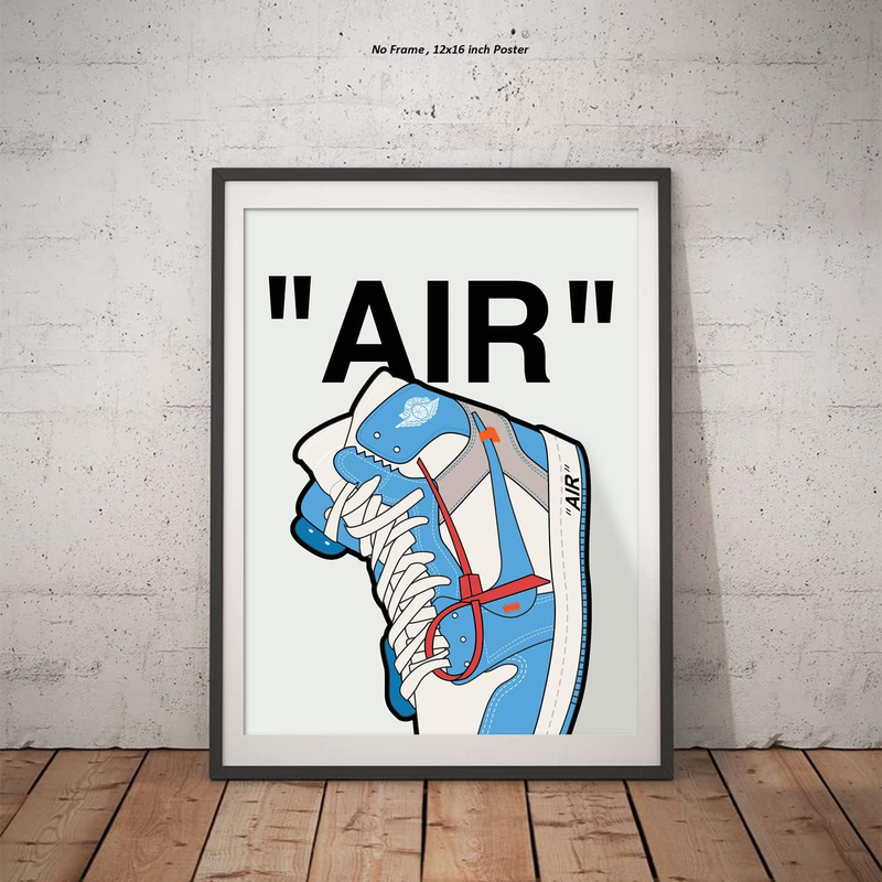 Liya Hypebeast Air Sneaker Poster, Multicolour