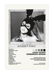 Ouncla Ariana Grande Dangerous Woman Album Cover Landscape Canvas Posters, Multicolour