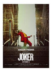 Gryposaurus Joker 2019 Joaquin Phoenix Movie Poster, Multicolour