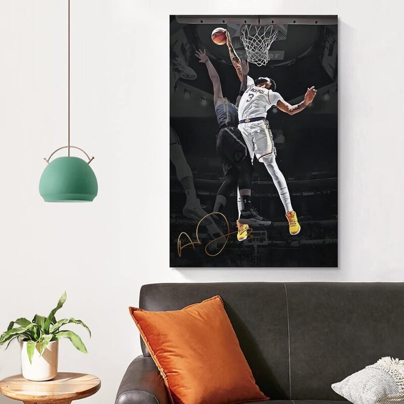 Anthony Davis Poster Wall Art Canvas Print Poster, Multicolour