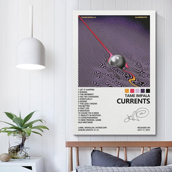 Suanye Tame Impala Currents Album Cover Poster, 12 x 18-inch, Multicolour