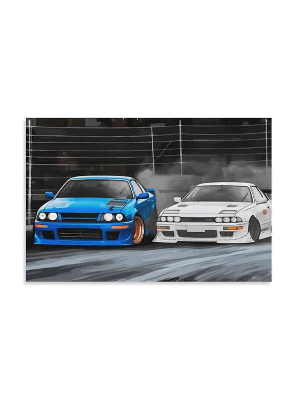 

Puzou Jdm Car Rx5 Ae86 Drifting Smoking Extreme Speed Poster, Multicolour