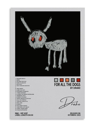 Baong All The Dogs Album Cover Music Poster, Multicolour