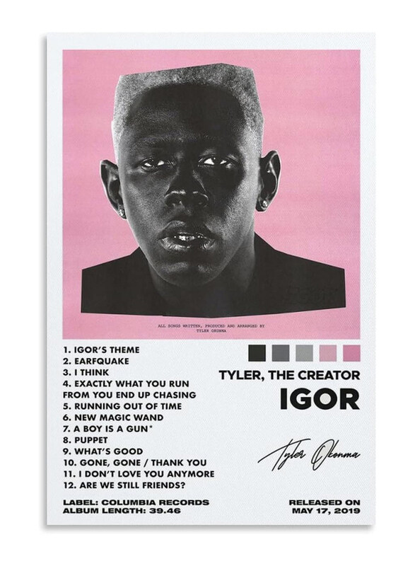 

General Ypxzzj Tyler Signed Igor Album Cover Poster, Multicolour