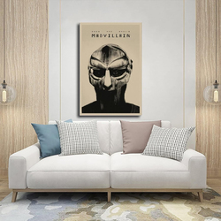 Mf Doom Vintage Classic Art Canvas Poster, Multicolour