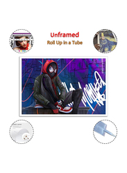 FINDEMO Superhero Miles Morales Spider Canvas Art Poster and Wall Art Picture Print, Multicolour