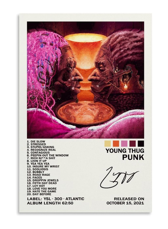UTOYA Young Thu Punk Album Cover Posters, Multicolour