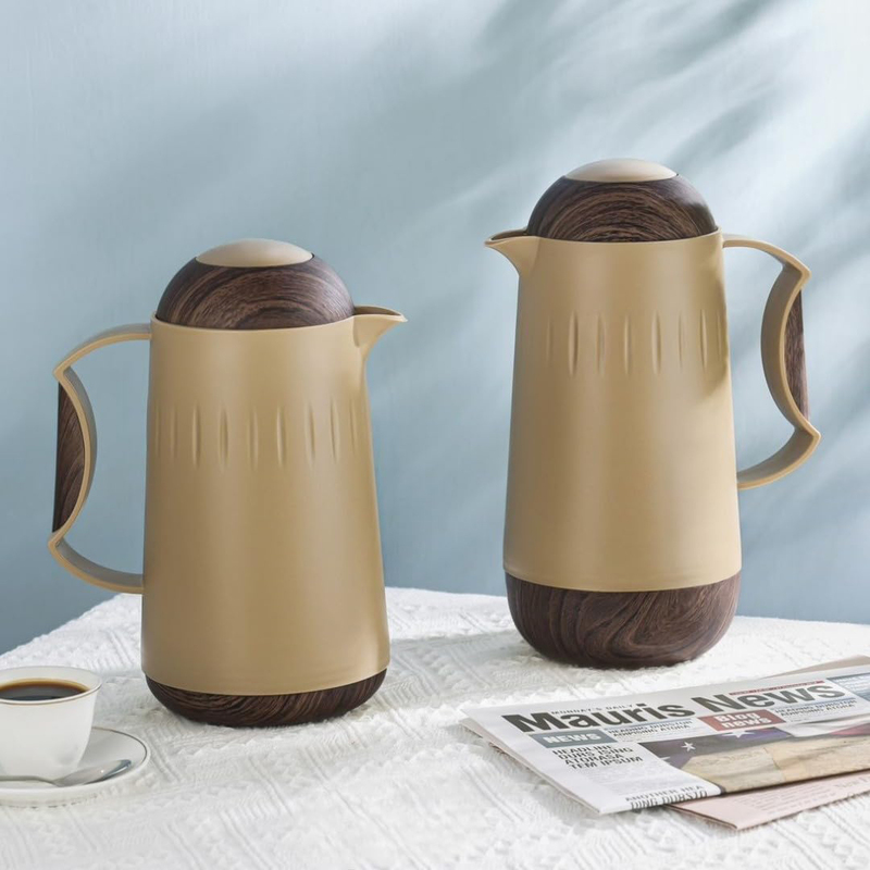 2-Piece Luxurious Twin Thermos Set with a Fusion of Captivating Finishes, Pink