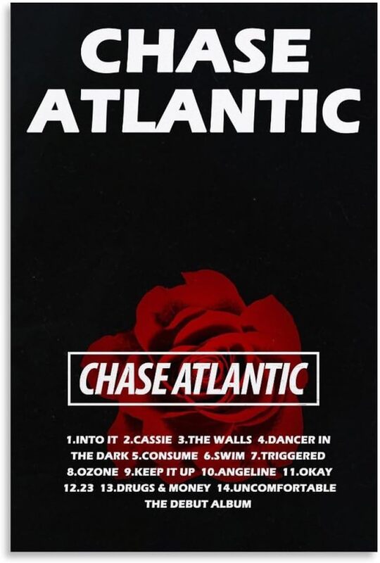 Chase Atlantic Music Album Cover Canvas Wall Art Poster, 12 x 18 inch, Multicolour