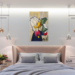 JFU ALEC Monopoly's Smell Money Poster Decorative Painting Canvas Wall Art for Living Room & Bedroom Painting Posters, Multicolour