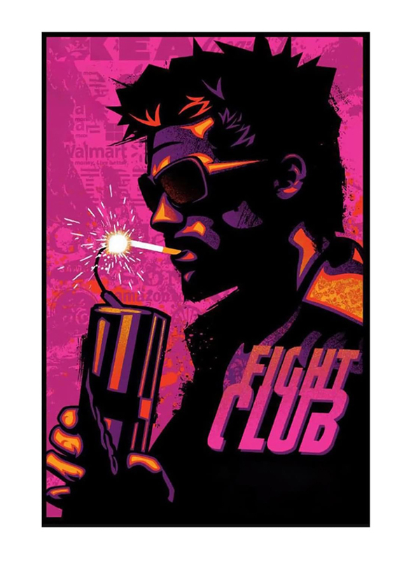 Ukeclvd Fight Club Movie Family Decorative Painting Wall Art Canvas Poster, Multicolour