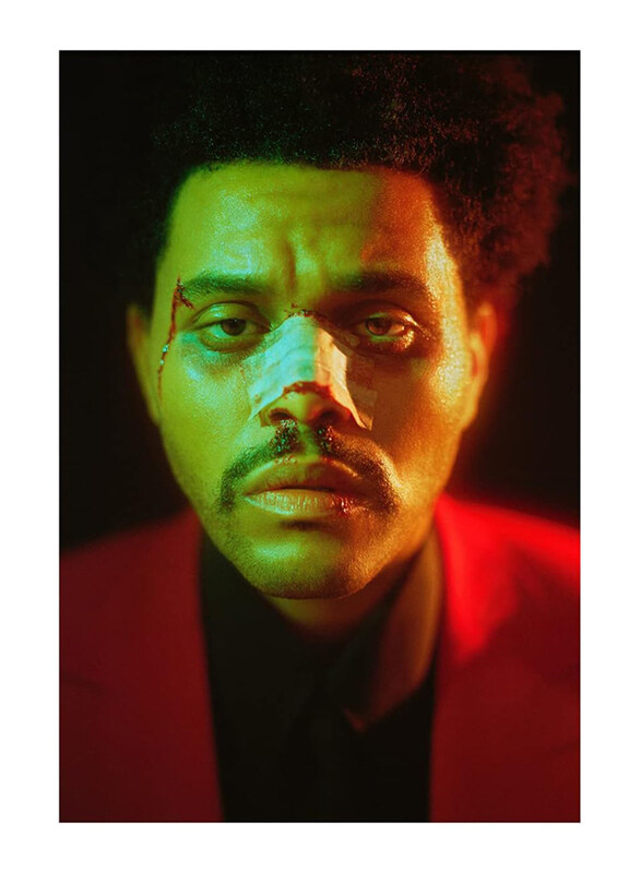 

Mcermr the Weeknd Poster After Hours Music Album Cover Poster, Multicolour