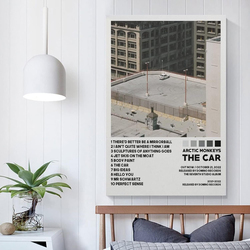 XINYA Arctic Poster By The Car Monkeys, Bedroom Album Aesthetic Canvas Poster for Bedroom Decor, Multicolour