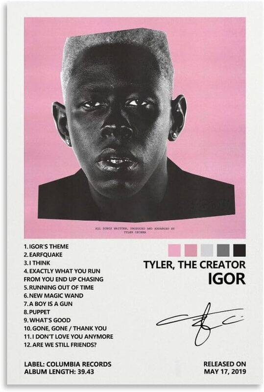 

Shiwa Tyler Poster The Creator Igor Album Cover Poster, 16 x 24 inch, Multicolour