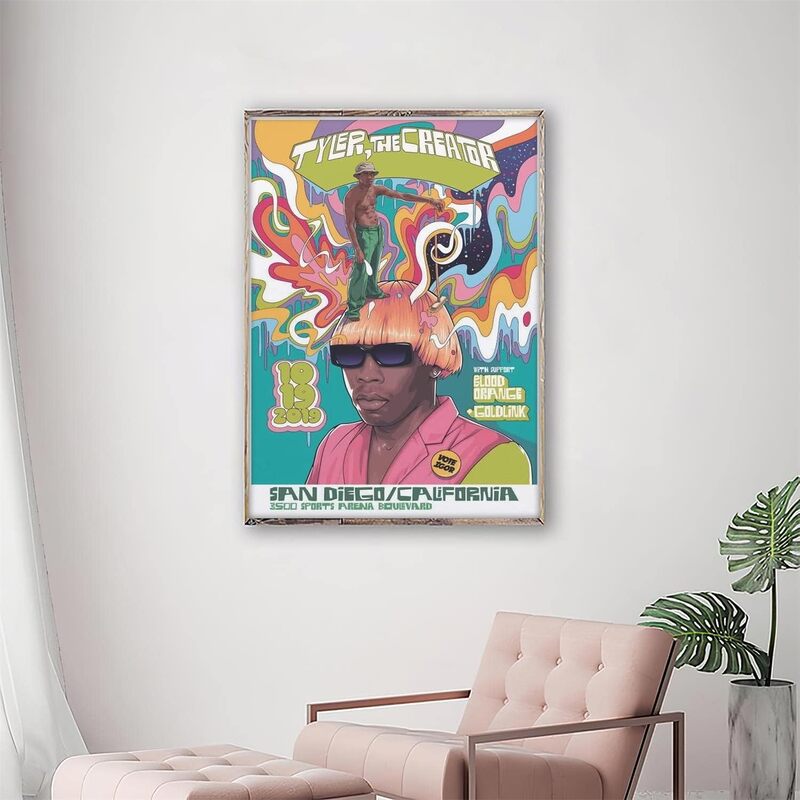 Motlwat Tyler The Creator Goblin Album Poster, 16 x 24 inch, Multicolour