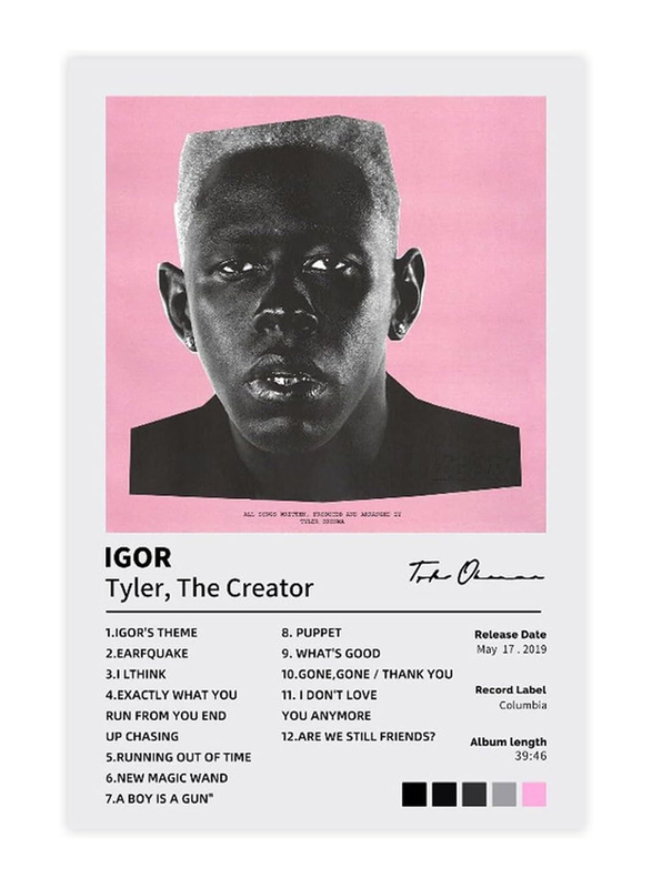 Tyler The Creator Music Igor Album Cover Poster, Multicolour