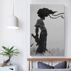 Jcode Afro Samurai Anime Poster, Multicolour