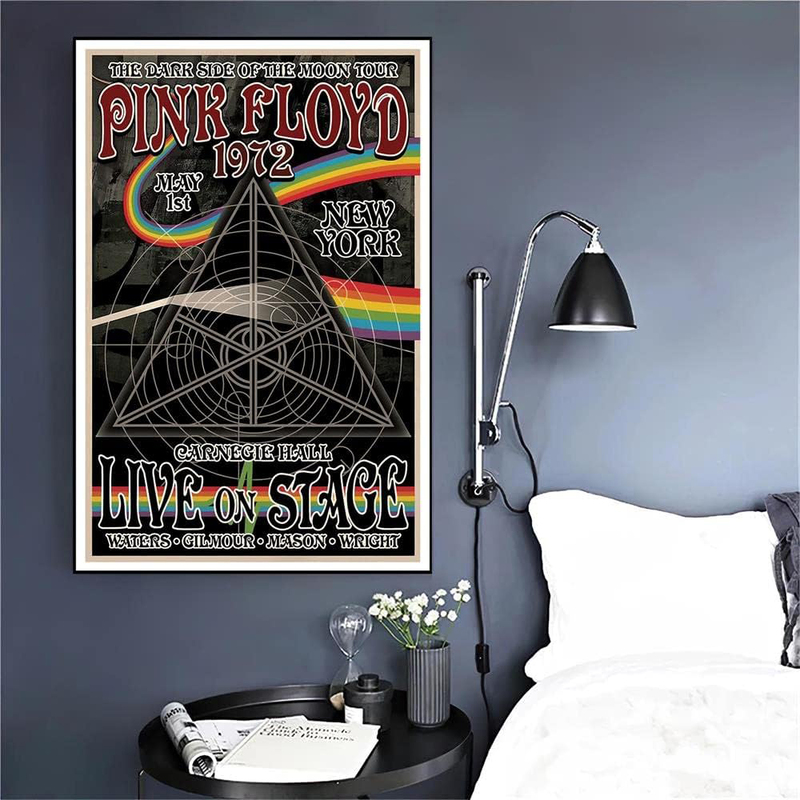 Motlwat Pink Floyd Poster Music Album Posters HD Print Canvas Wall Art Home  Decor, 16 x 24 inch, Multicolour