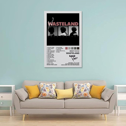 JINOS 12 x 18-Inch Canvas Brent Faiyaz Wasteland Album Poster Wall Art, Multicolour