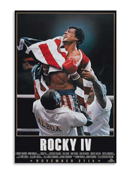 Shigle Rocky Balboa Iv Motivational Movie Poster, Multicolour