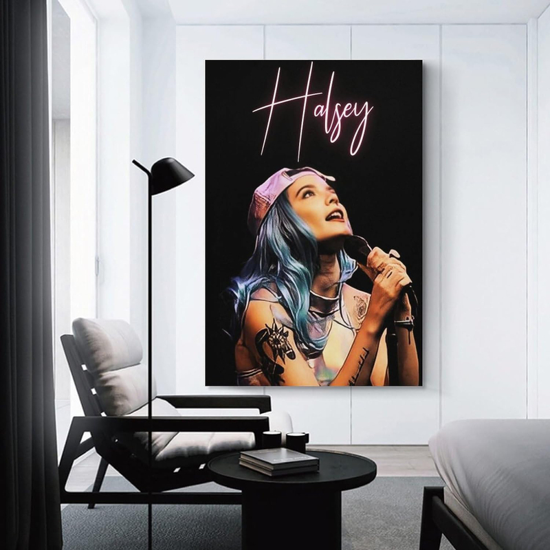 Ogniwo Halsey Cool 4 Canvas Poster, 30 x 45cm, Multicolour