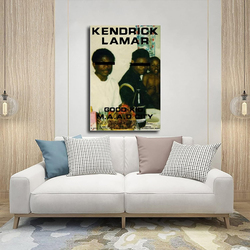 Kendrick Lamar Poster Good Kid M.a.a.d City Album Cover Posters, Multicolour