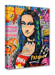 Tucocoo Graffiti Women Canvas Wall Art Poster, Multicolour