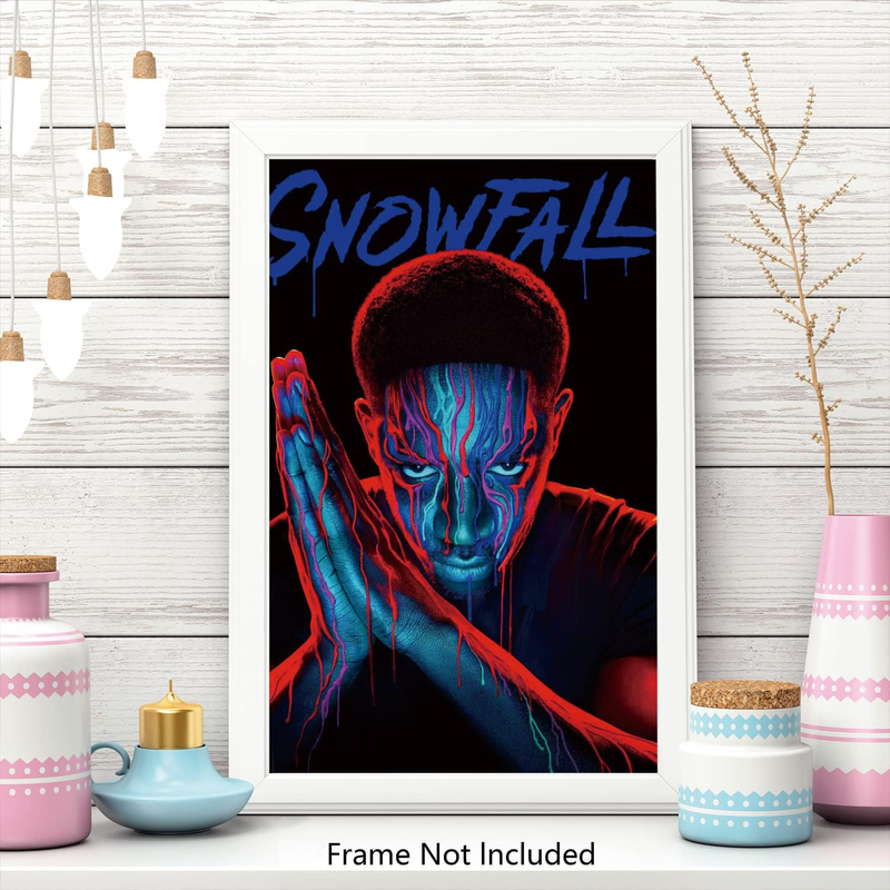 Xihoo Snowfall Tv Poster, Multicolour