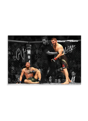 Cromma Signed Fight Posters with Quote Wall Art, Multicolour