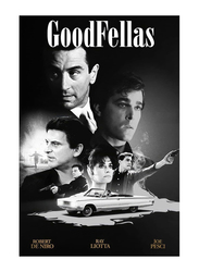 Navovo Goodfellas Canvas Wall Poster, 40 x 60cm, Black