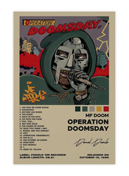 Mf Doom Operations Doomsday Signature Art Canvas Poster, Multicolour