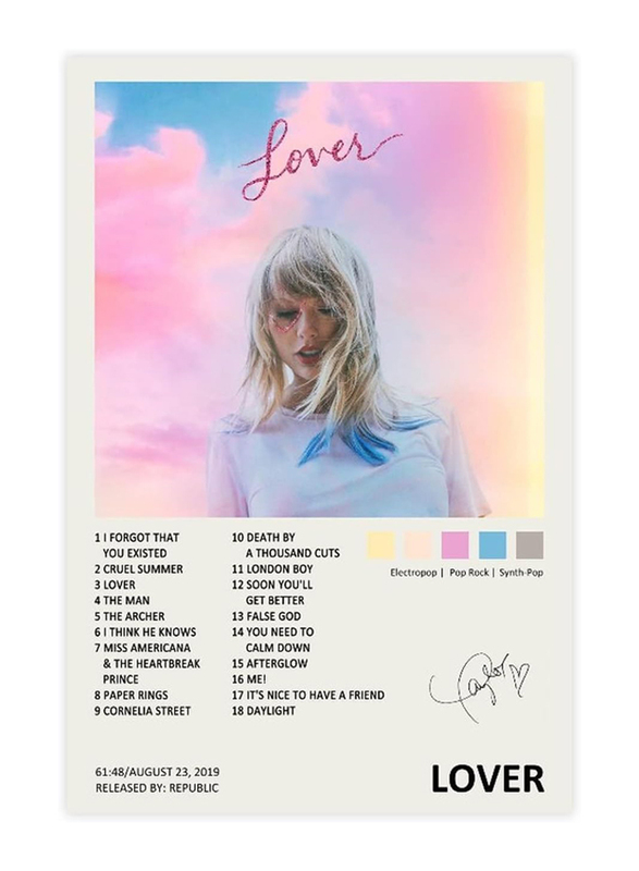 Ytgmo Lover Music Album Cover Signed Limited Poster, Multicolour