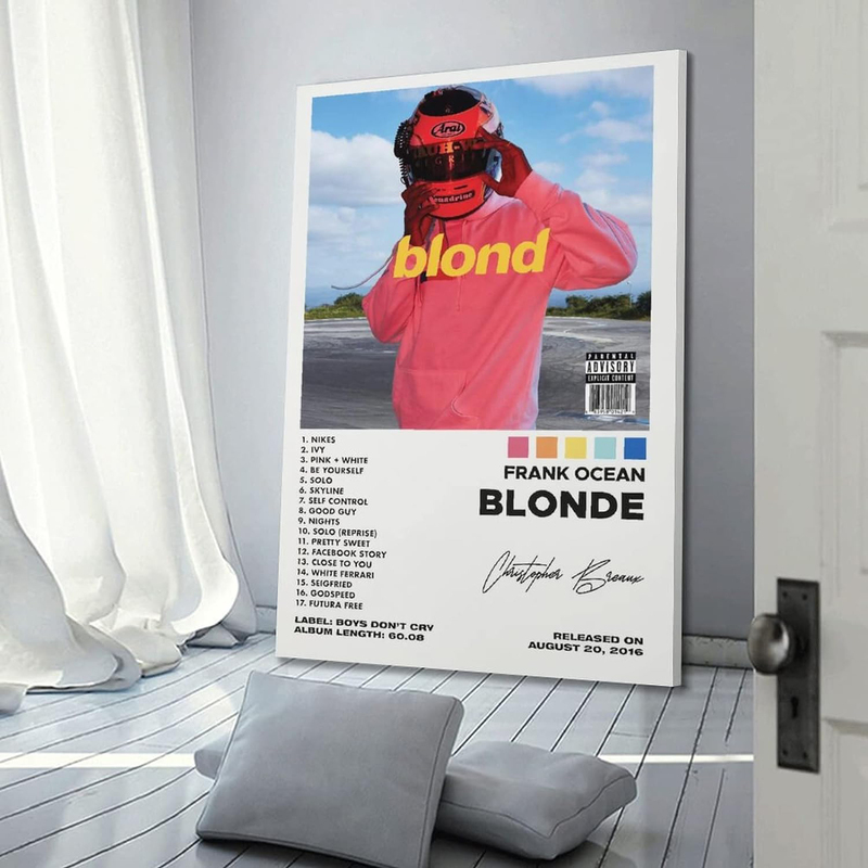 Chixx Frank Ocean Blonde Album Cover Posters, 20 x 30-inch, Multicolour