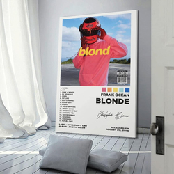 Chixx Frank Ocean Blonde Album Cover Posters, 20 x 30-inch, Multicolour