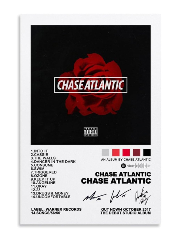 Chase Atlantic Music Album Canvas Art Poster, Multicolour