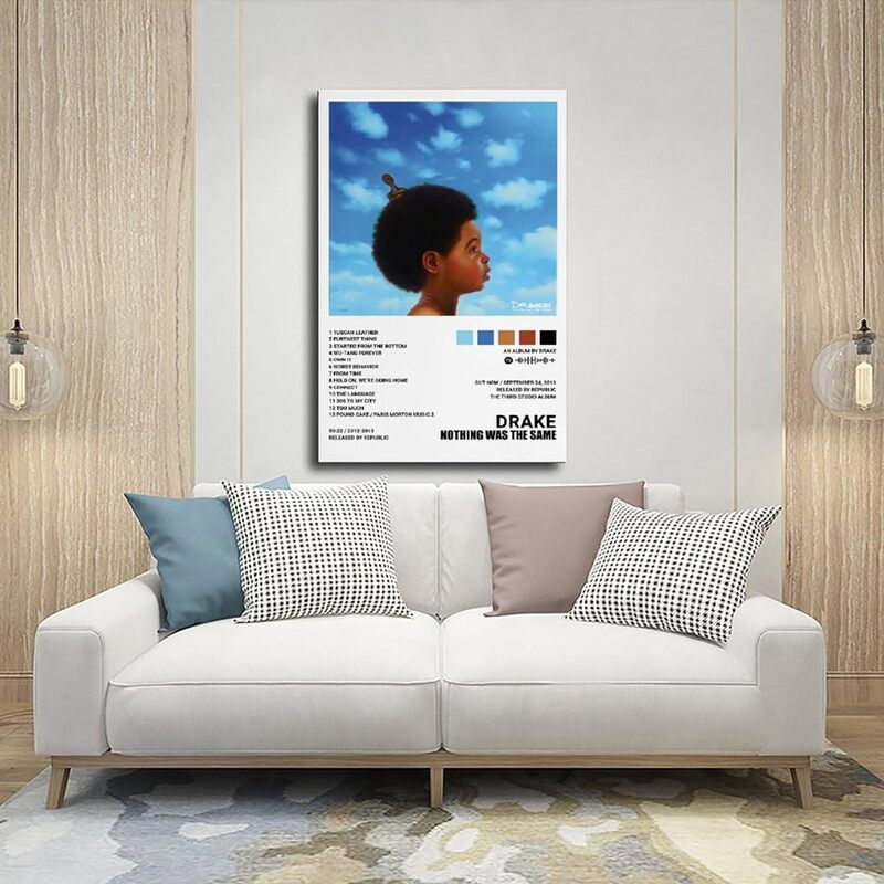 Xiuxin Drake Nothing Was The Same Canvas Wall Art Poster, 16 x 24 inch, Multicolour