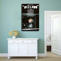 Kanch Her Loss Music Covers Canvas Wall Posters, Multicolour