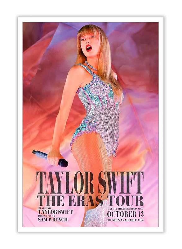 

Bankie Cmioueo Taylor Poster The Eras Tour Swift Wall Art October 13 World Tour Movie Posters Swift Wall Decor, 12 x 18 inch, Multicolour