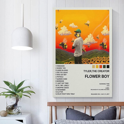 Tyler The Creator Canvas Wall Art Poster, Multicolour