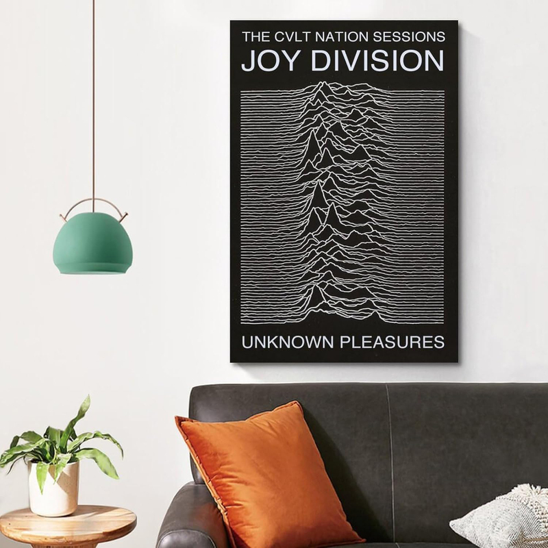 Bamkucy Joy Division Vintage Music Poster, Black/White