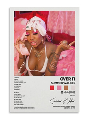 Astrl Summer Walker Over It Album Cover Canvas Poster, Multicolour