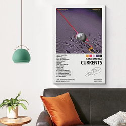 Suanye Tame Impala Currents Album Cover Poster, 12 x 18-inch, Multicolour