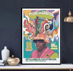 Motlwat Tyler The Creator Goblin Album Poster, 16 x 24 inch, Multicolour