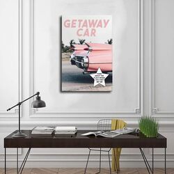 Tubalu Vintage Taylor Poster Getaway Car Album Cover Posters, Multicolour