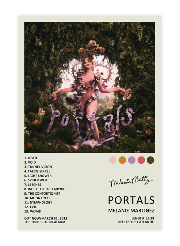 

Sigeliu Melanie Poster Martinez Portals Music Album Cover Canvas Wall Art Poster, 12 x 18 inch, Multicolour
