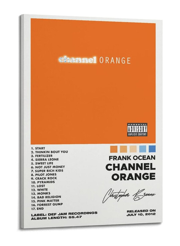 

Chixx Frank Ocean Channel Orange Poster, 30 x 45cm, Orange/White