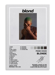 JINOS Frank Ocean Posters Blonde Album Poster Decorative Painting Canvas Wall Posters, 12 x 18 inch, Multicolour